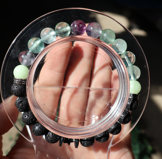 Fluorite Lava Bracelet