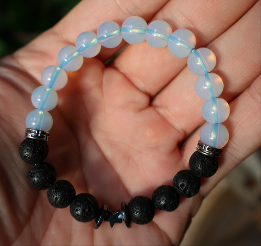 Opalite Lava Bracelet