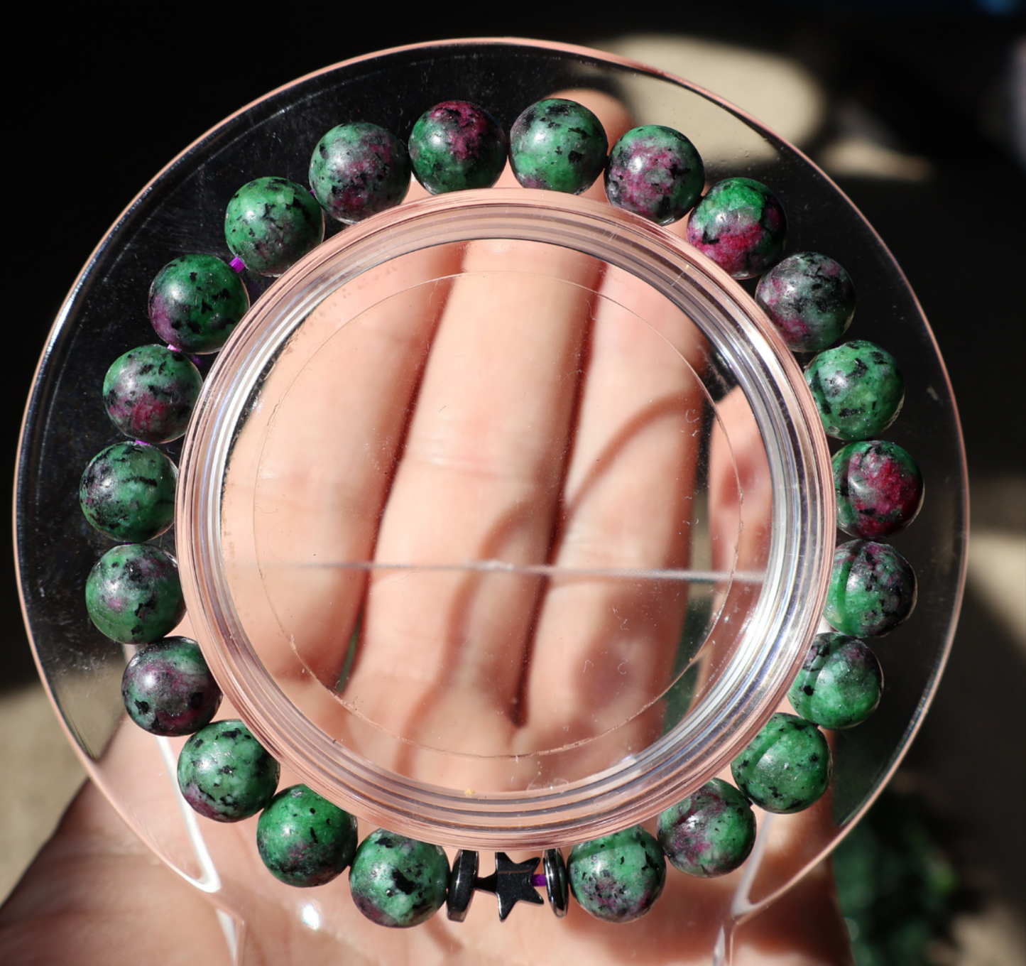Ruby Zoisite Bracelet