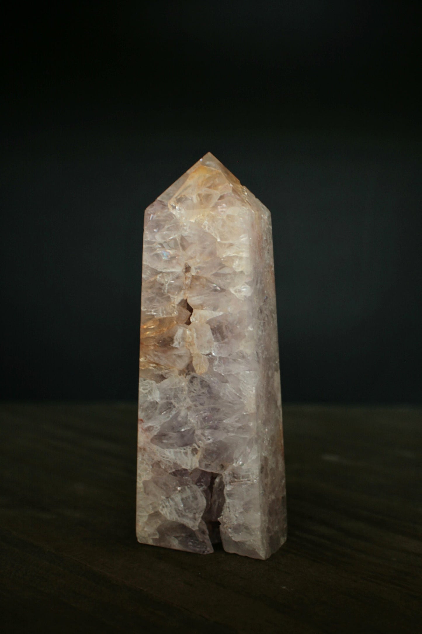 Pink Amethyst Crystal Tower 7.09 oz Natural Stone