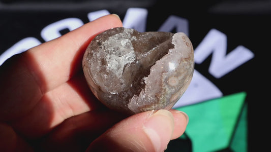 Druze Amethyst Heart C