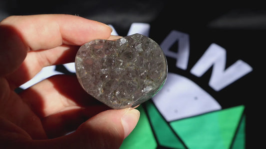 Amethyst Cluster Heart G