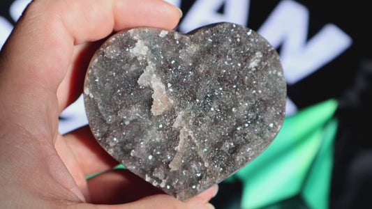 Galaxy Sugar Amethyst Heart P