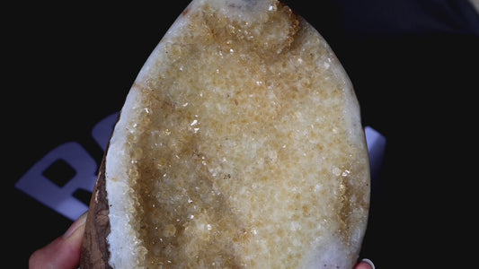 Citrine Stalactite Geode Cluster E