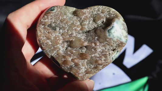 Sugar Amethyst Stalactite Formation Heart S