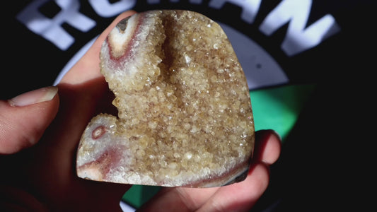 Citrine Stalactite Geode Cluster A