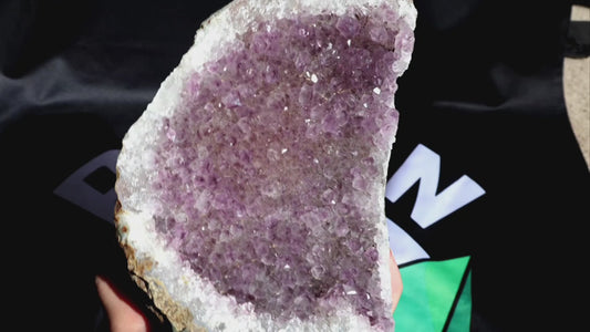 Large Statement Amethyst Stalactite Geode H