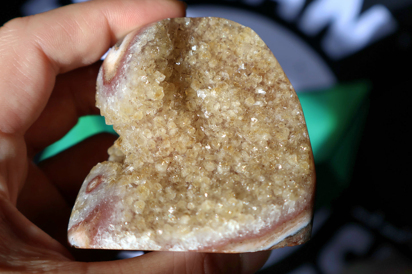 Citrine Stalactite Geode Cluster A