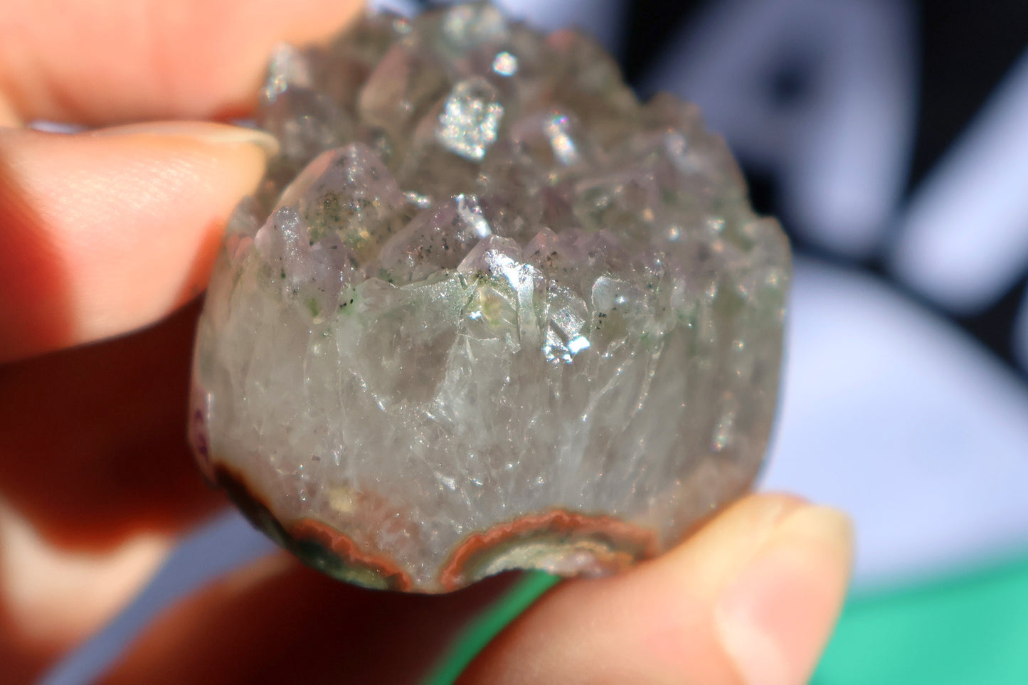 Amethyst Cluster Heart G