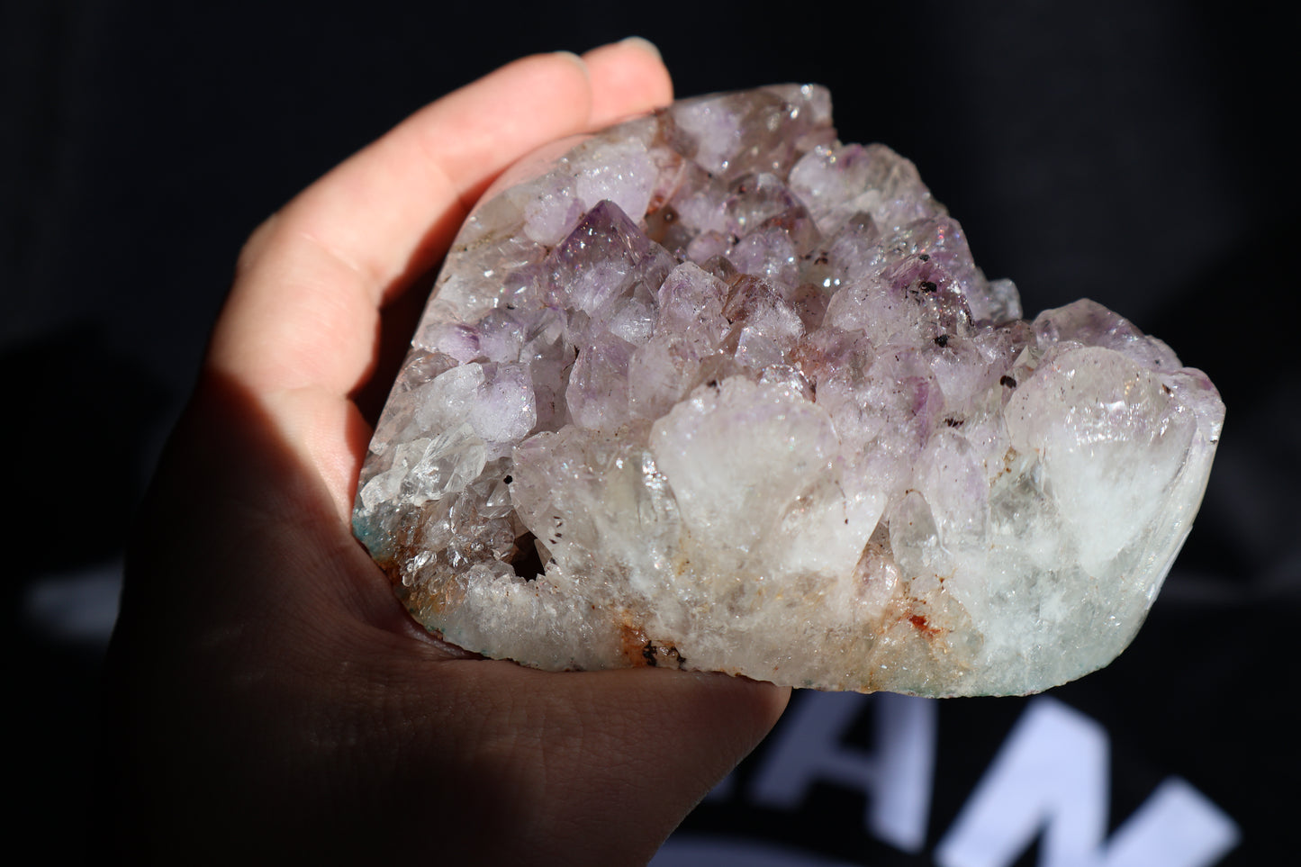 Amethyst Cluster Heart AC