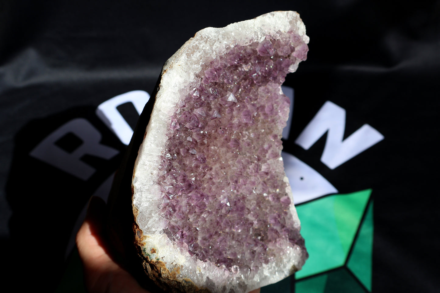 Large Statement Amethyst Stalactite Geode H