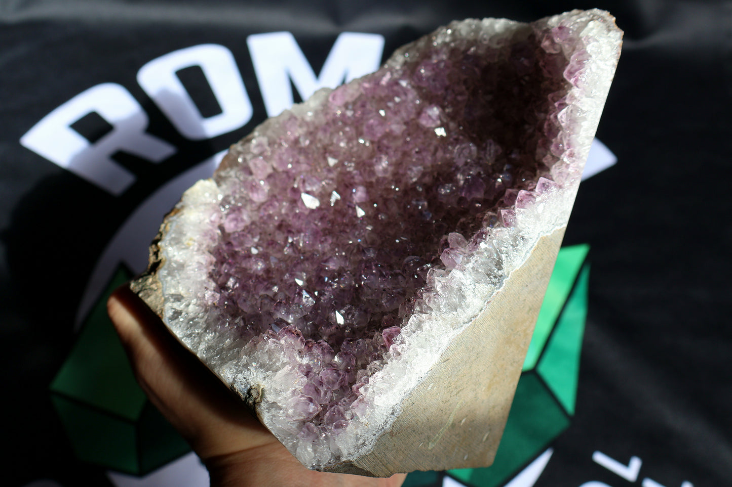 Large Statement Amethyst Stalactite Geode H