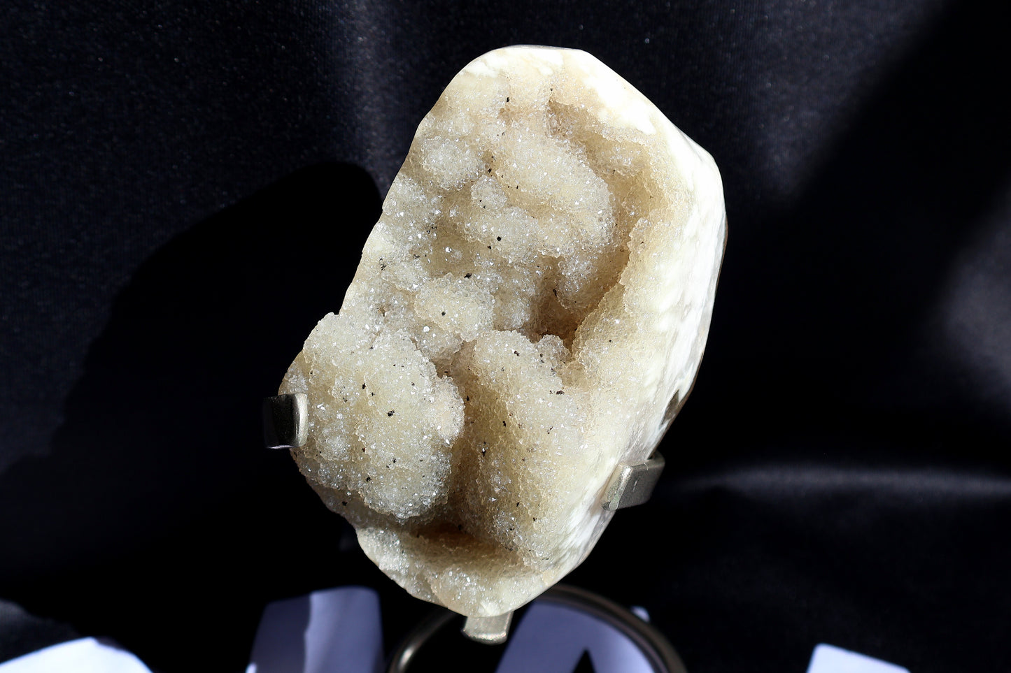 Druze Sugar Quartz on Stand