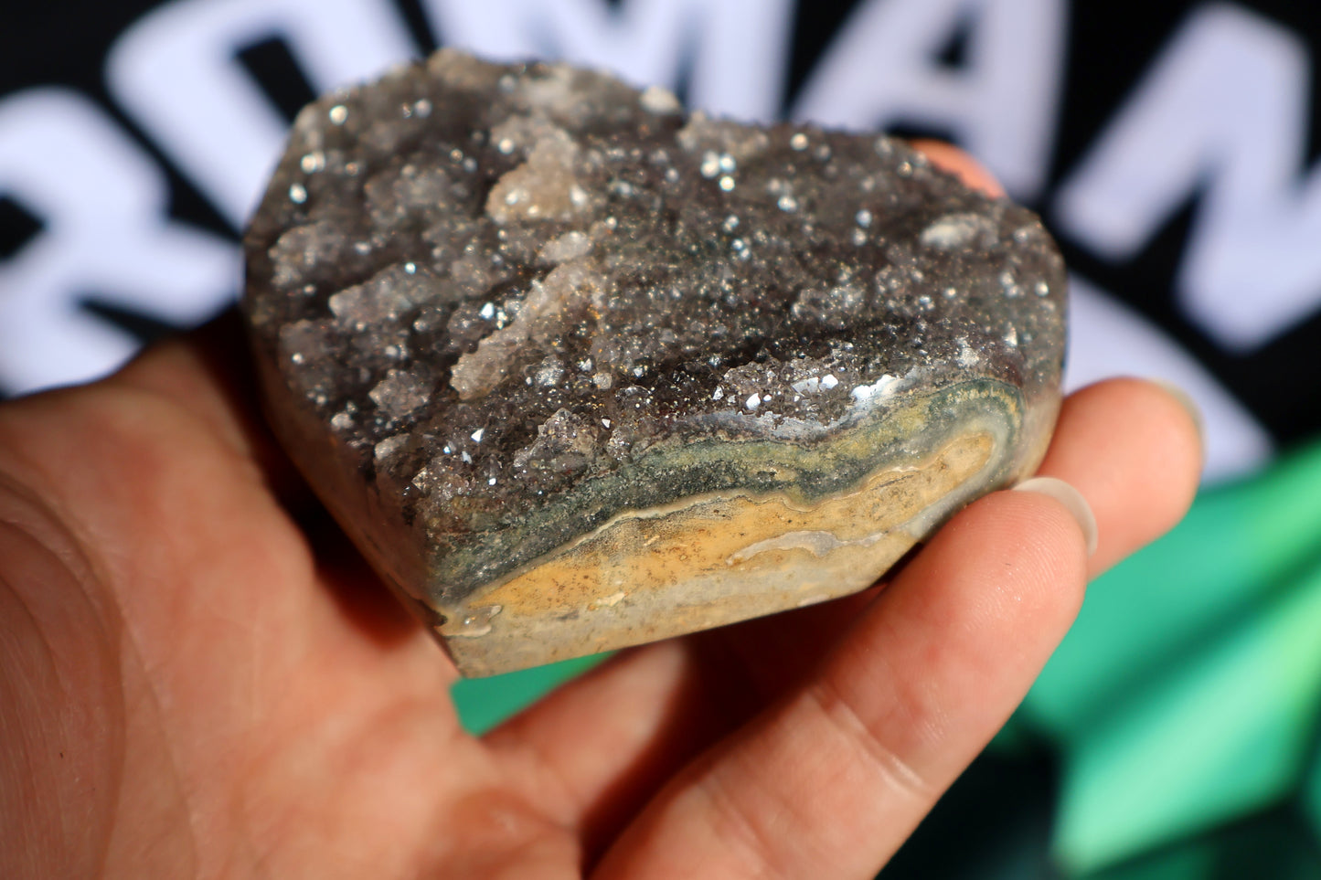 Galaxy Sugar Amethyst Heart P