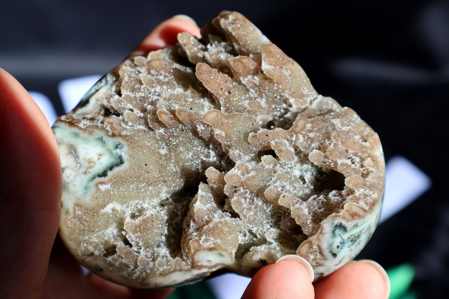 Sugar Amethyst Stalactite Formation Heart S