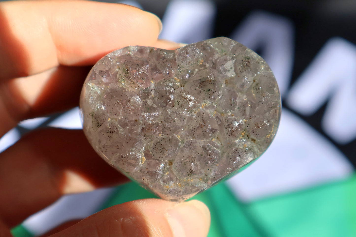 Amethyst Cluster Heart G