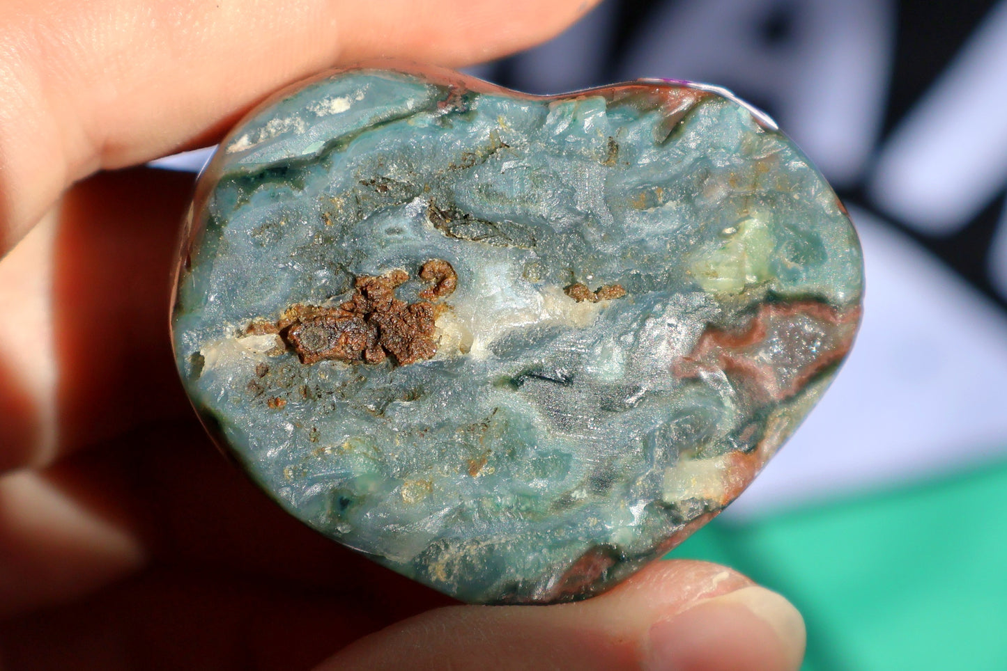 Amethyst Cluster Heart G