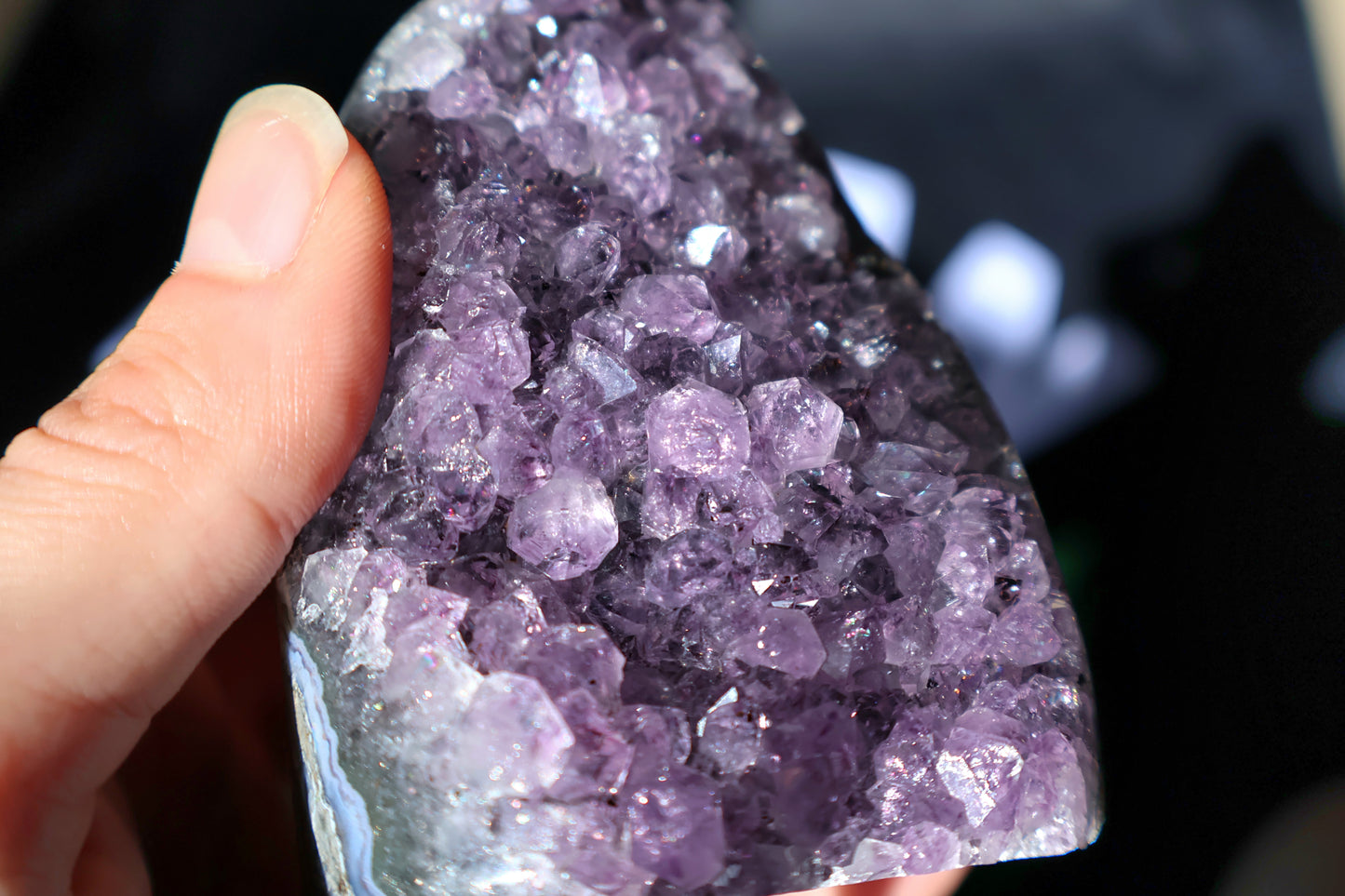 Amethyst Geode Cluster F