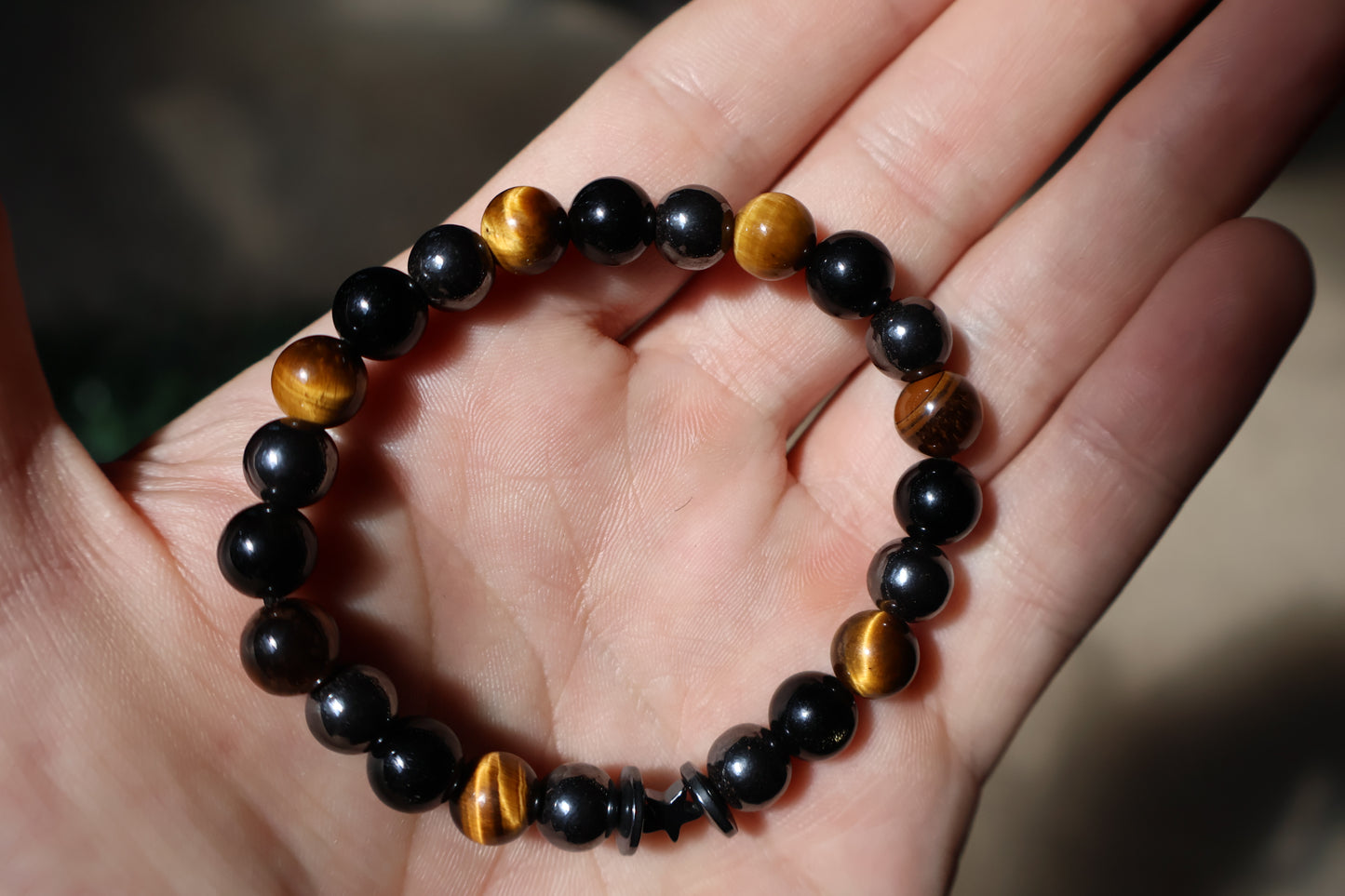 Tiger Eye Triple Protection Bracelet