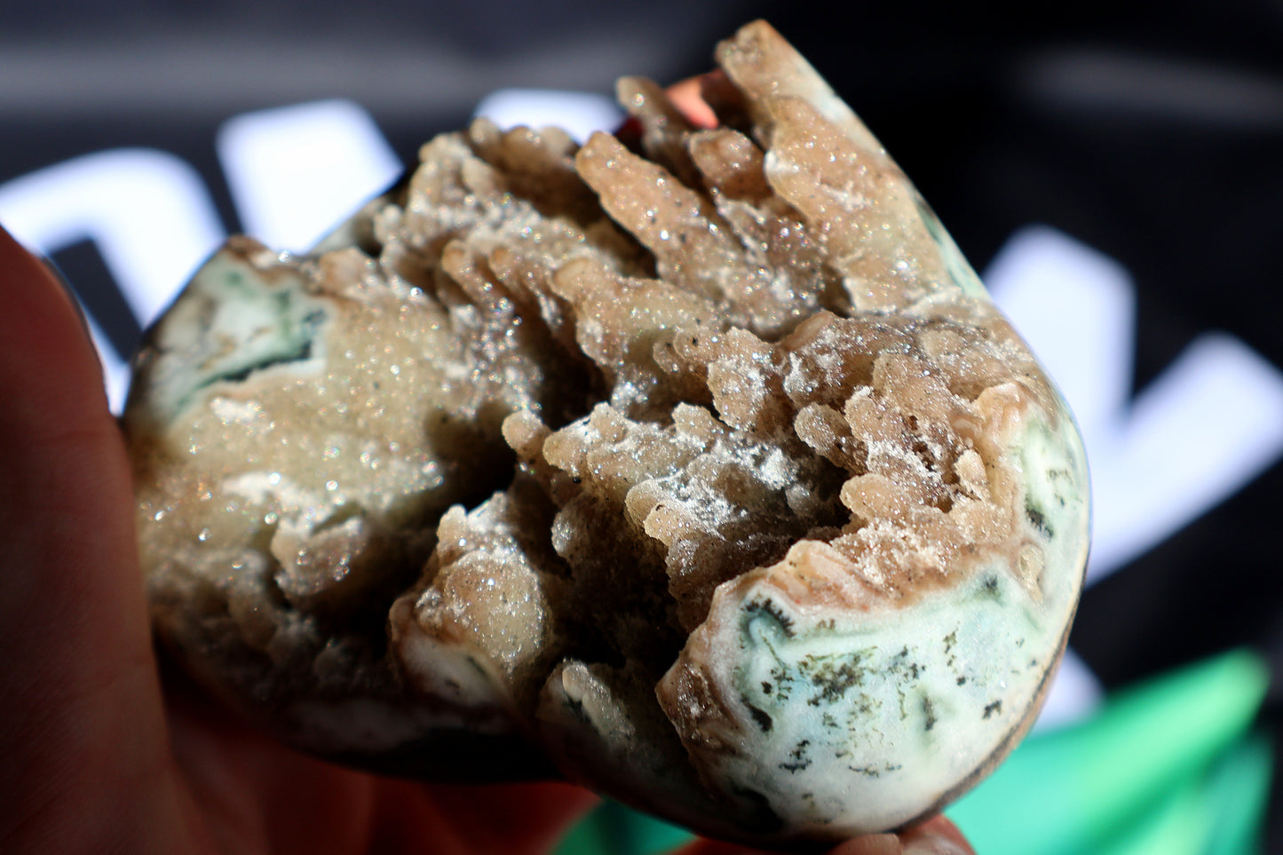 Sugar Amethyst Stalactite Formation Heart S