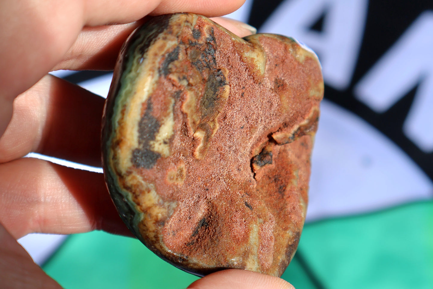 Green Sugar Amethyst Stalactite Druze Heart K