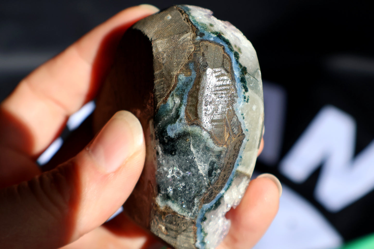 Amethyst Cluster Heart R