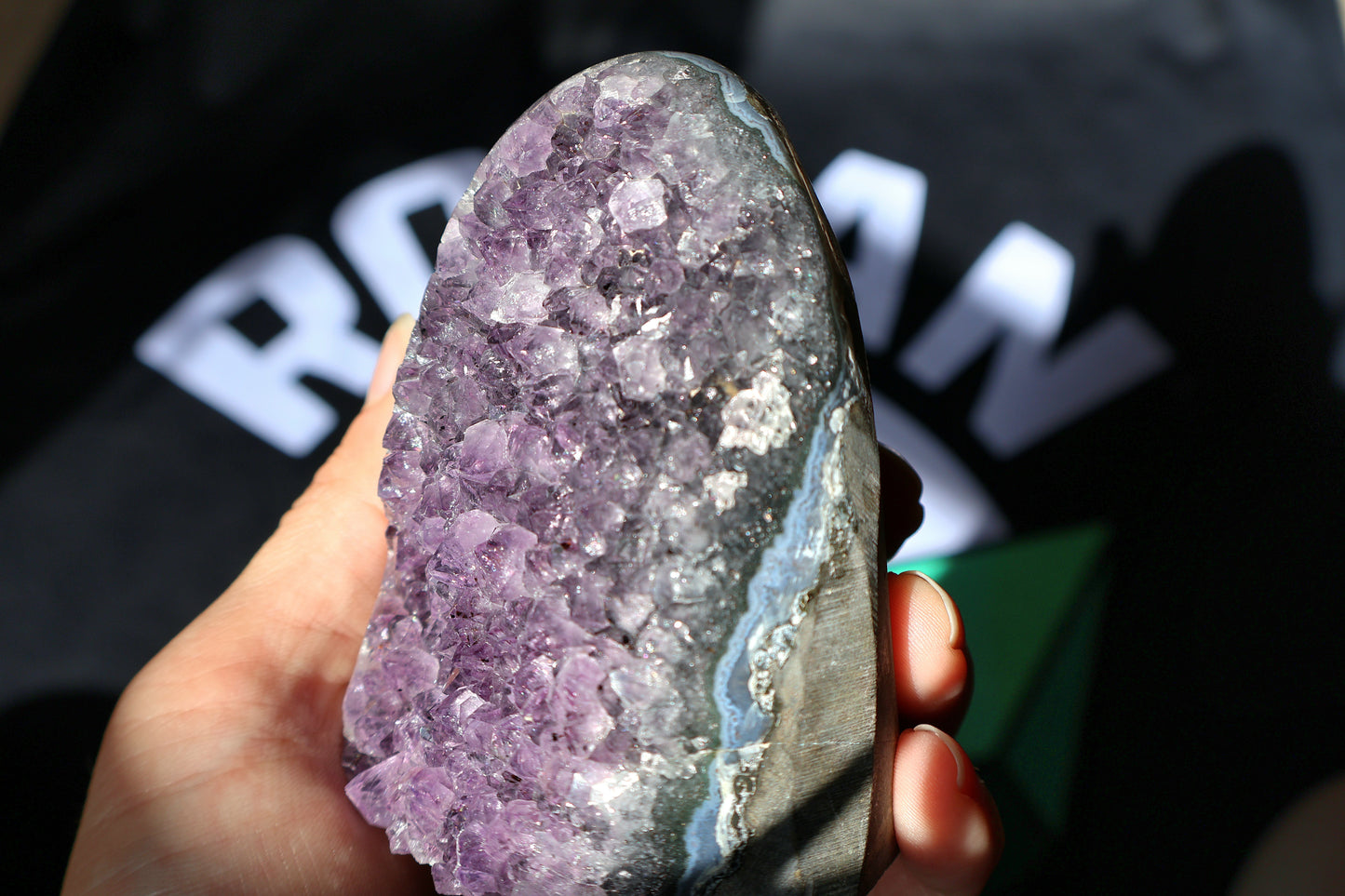 Amethyst Geode Cluster F