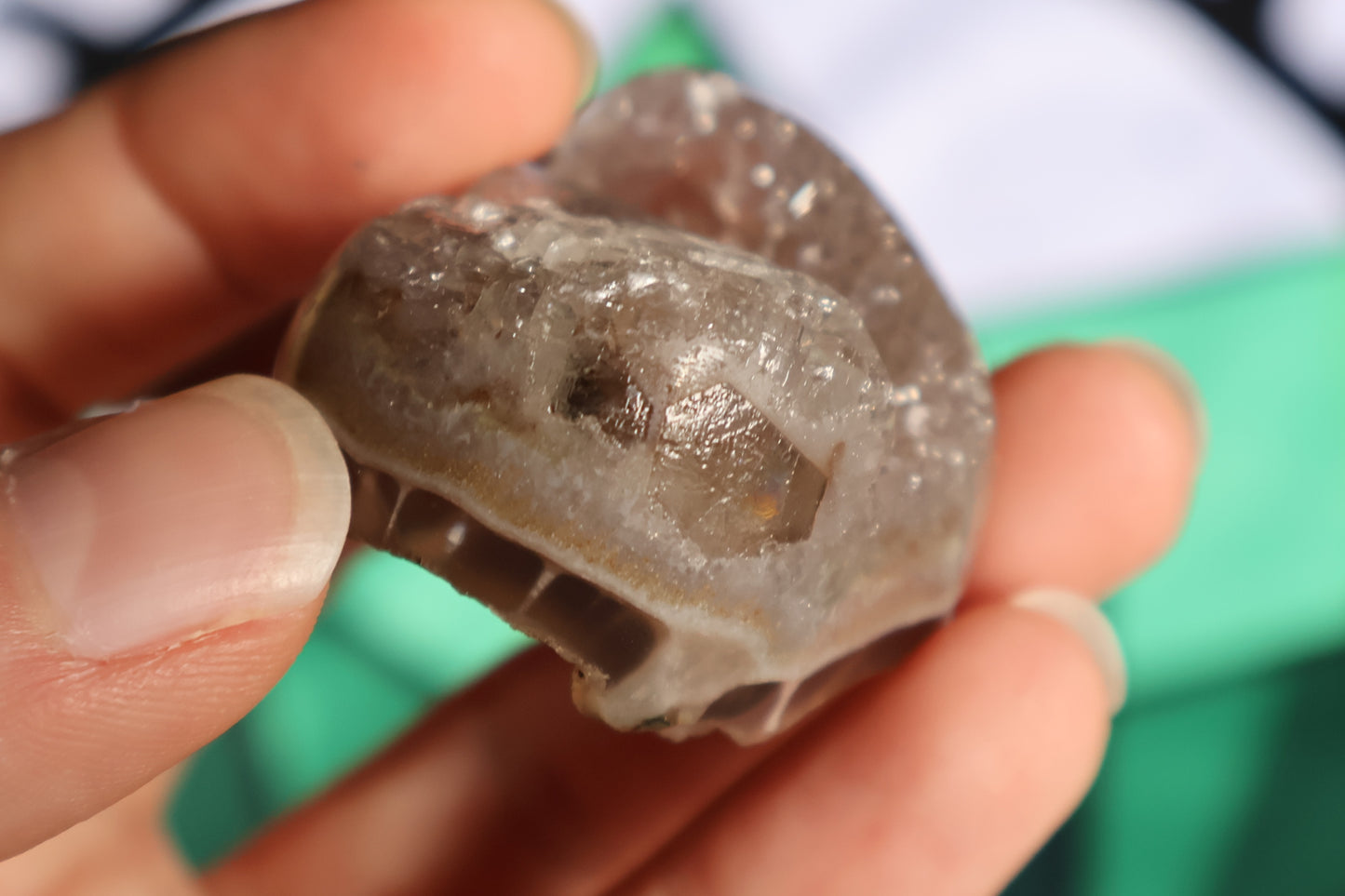 Druze Amethyst Heart C