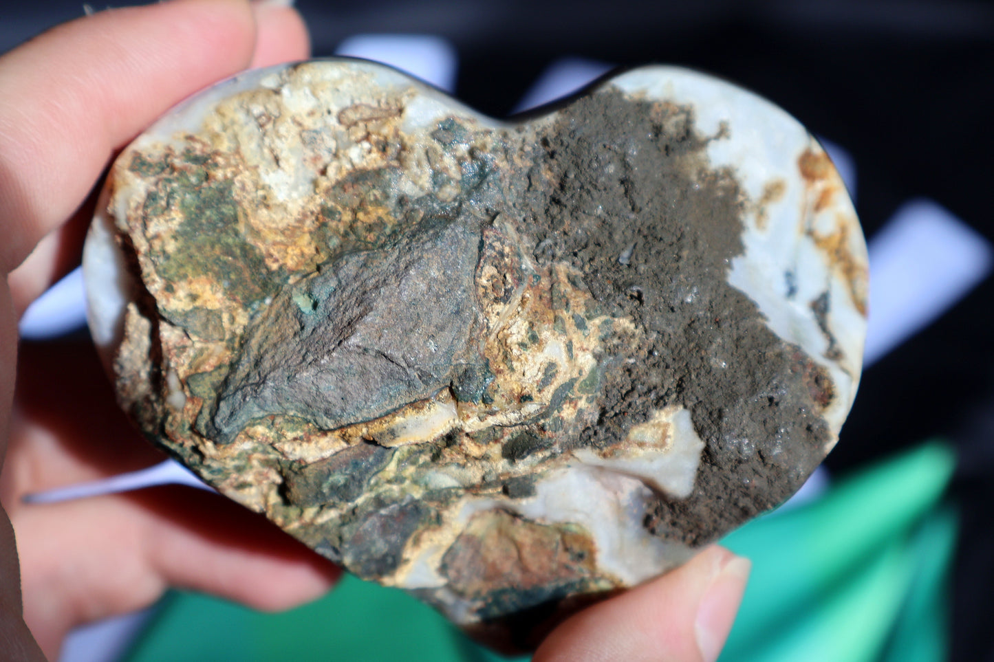 Amethyst Druze Heart Q