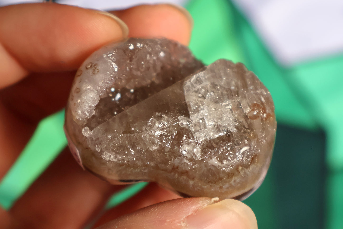 Druze Amethyst Heart C