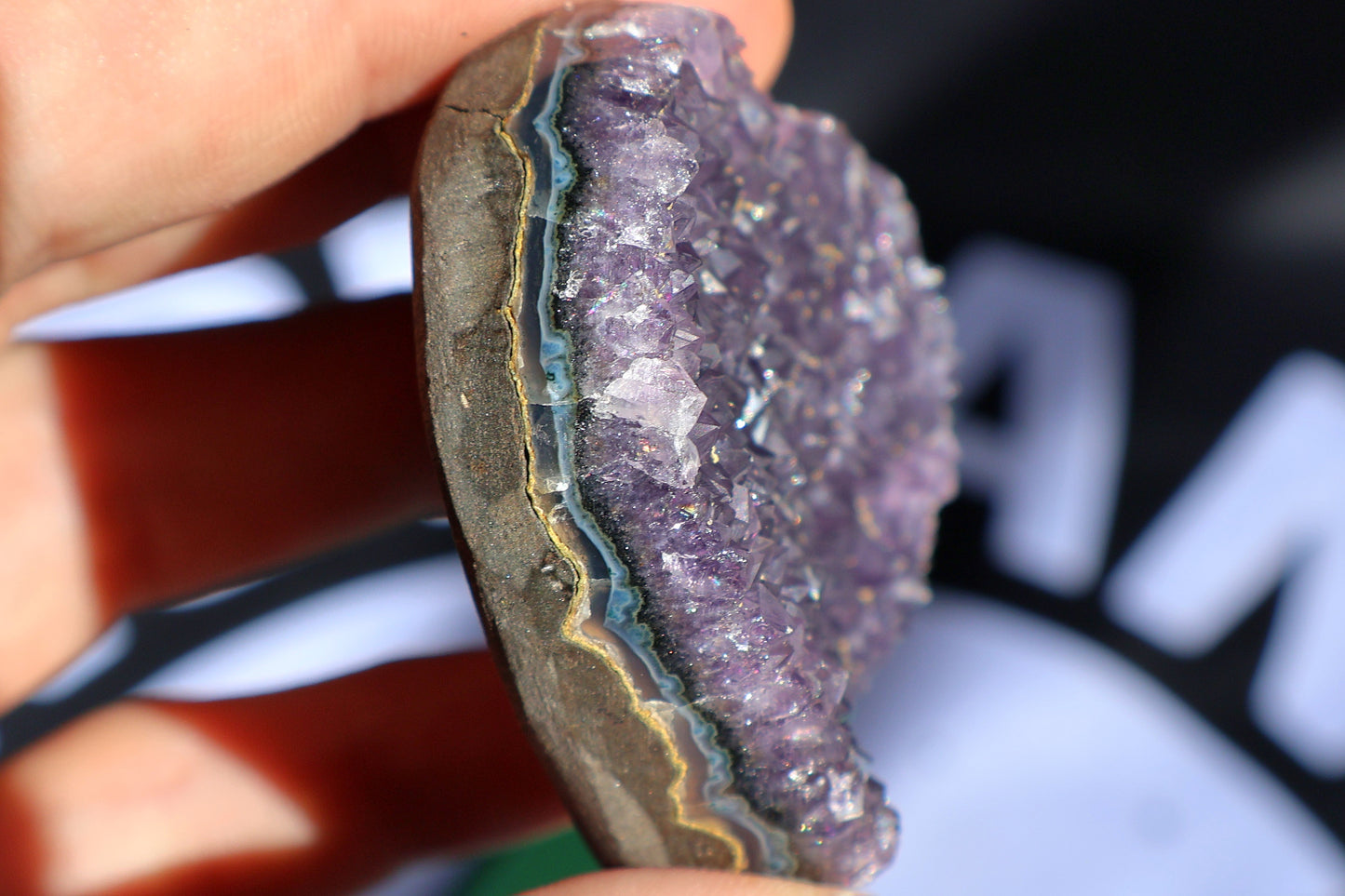 Deep Purple Amethyst Heart I