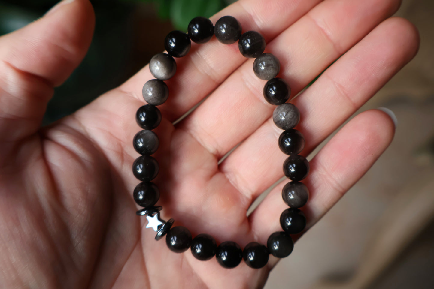 Ice Obsidian Bracelet