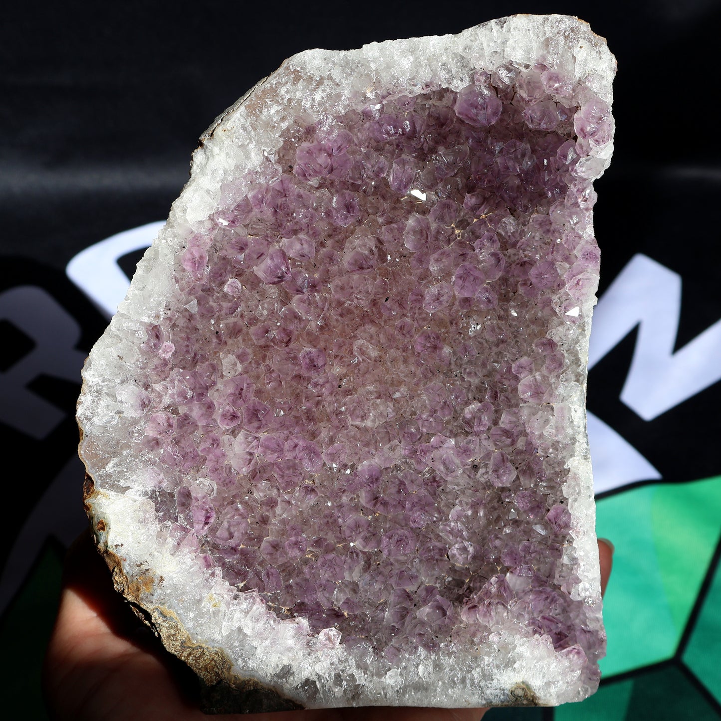 Large Statement Amethyst Stalactite Geode H
