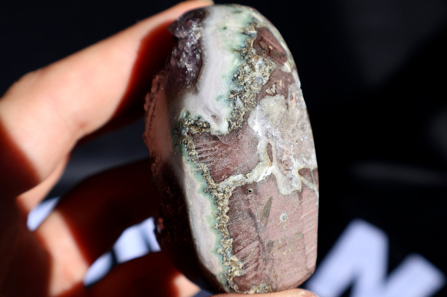 Amethyst Stalactite Cluster Heart U