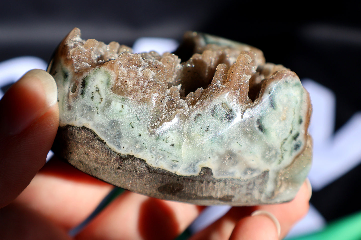 Sugar Amethyst Stalactite Formation Heart S