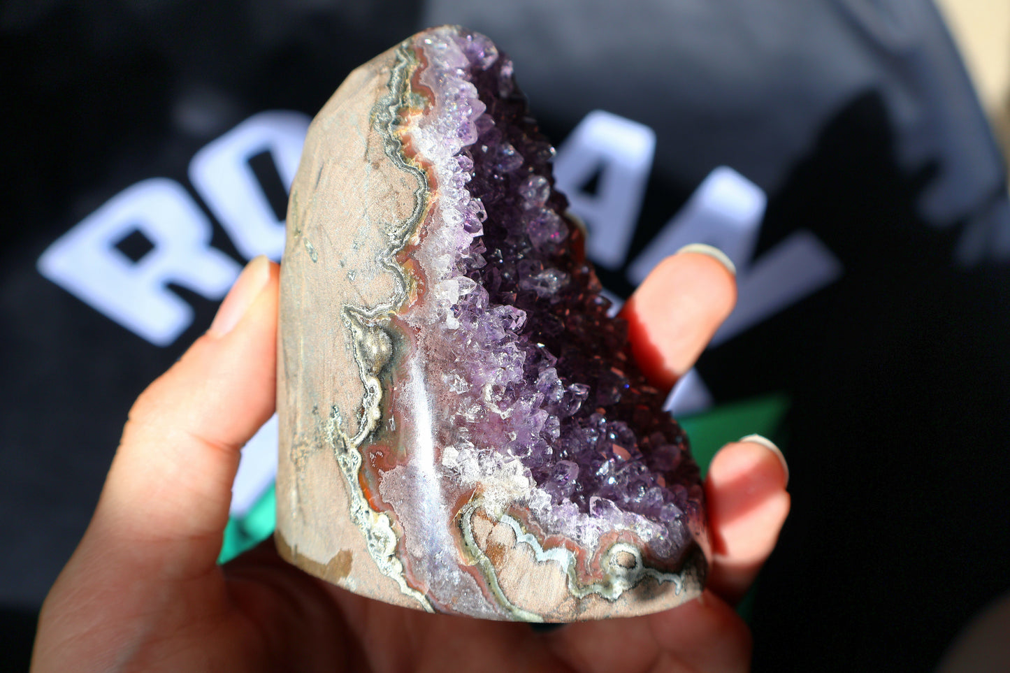 Amethyst Geode Cluster E