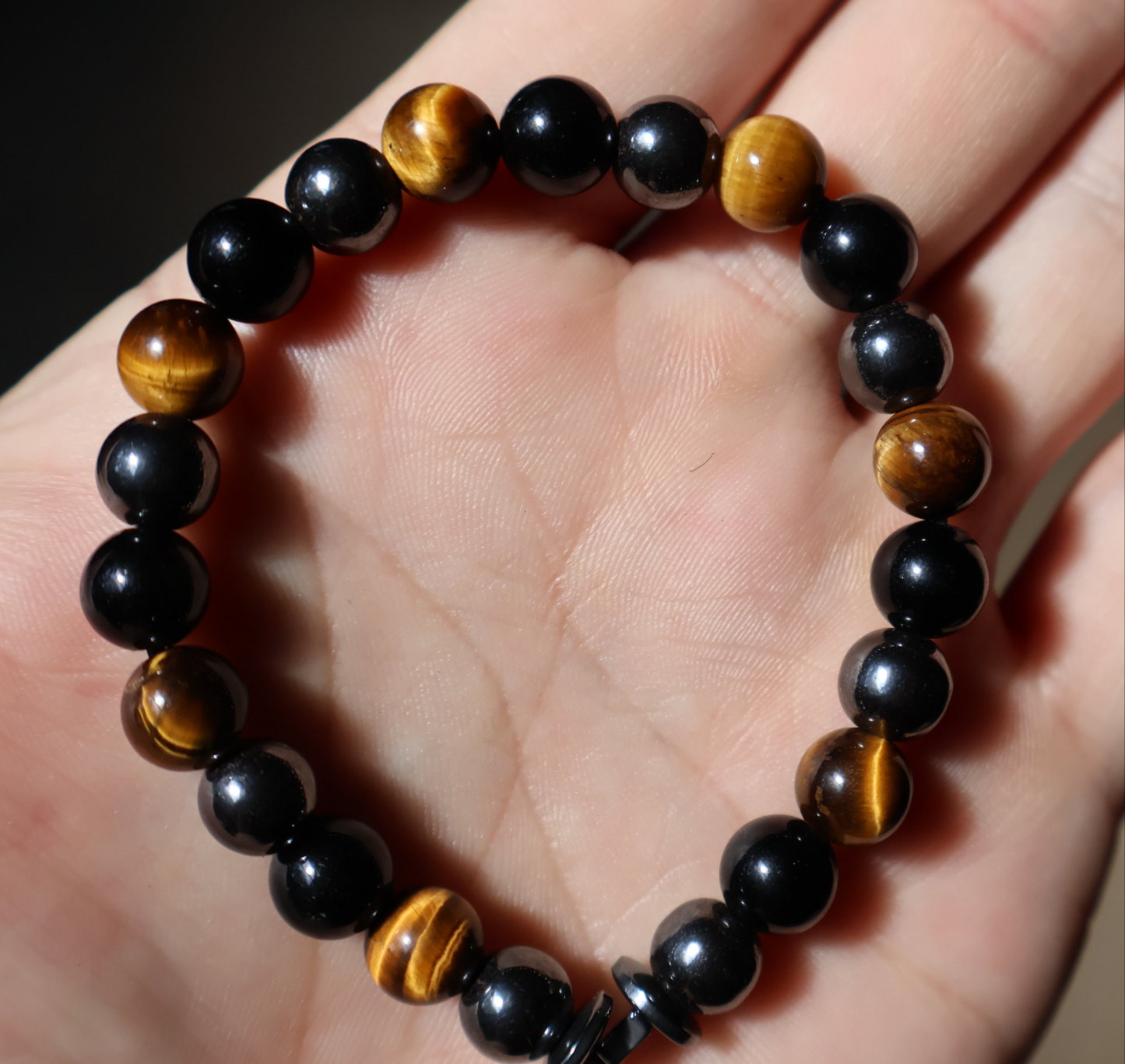 Tiger Eye Triple Protection Bracelet
