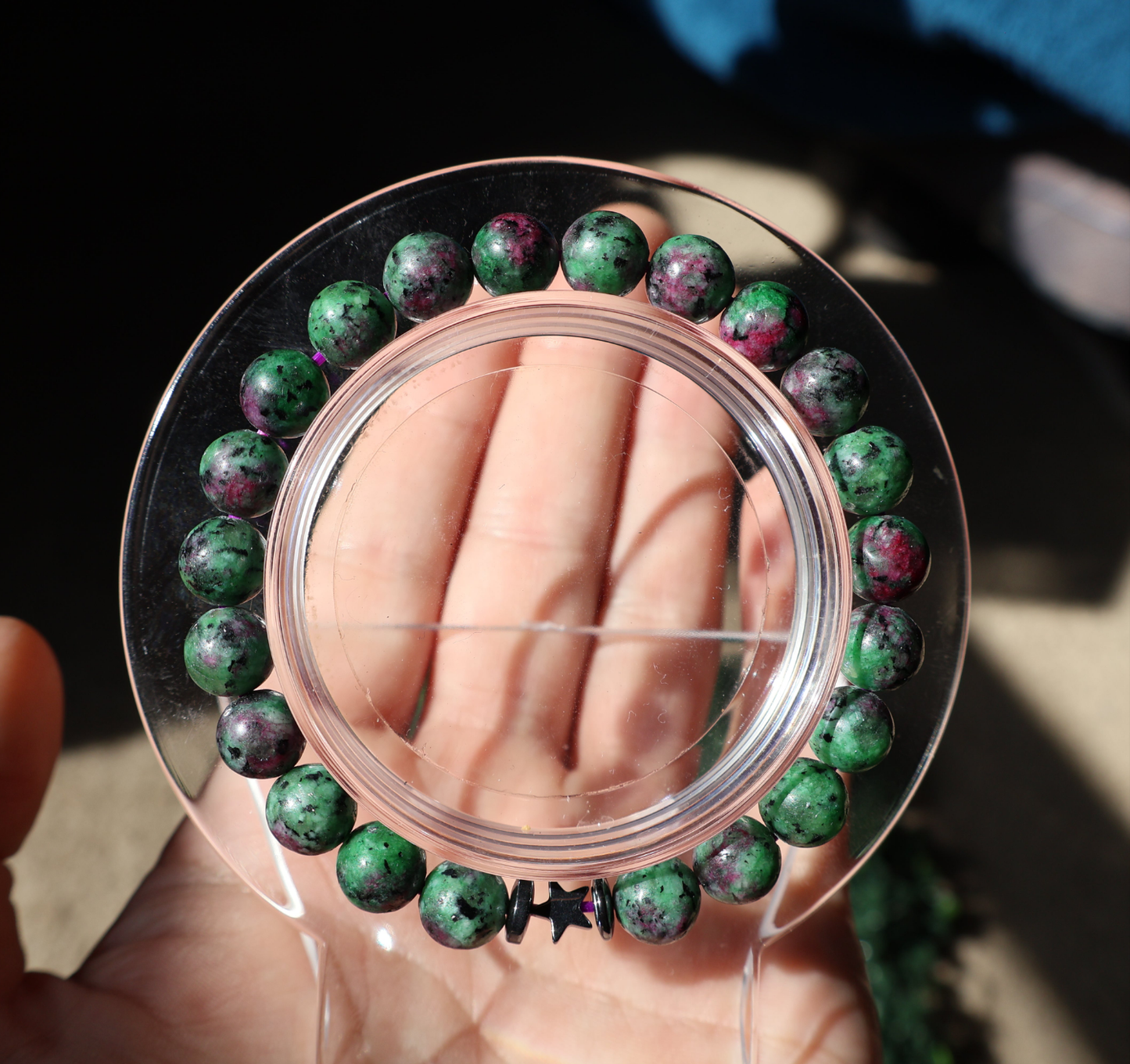 Ruby Zoisite Bracelet