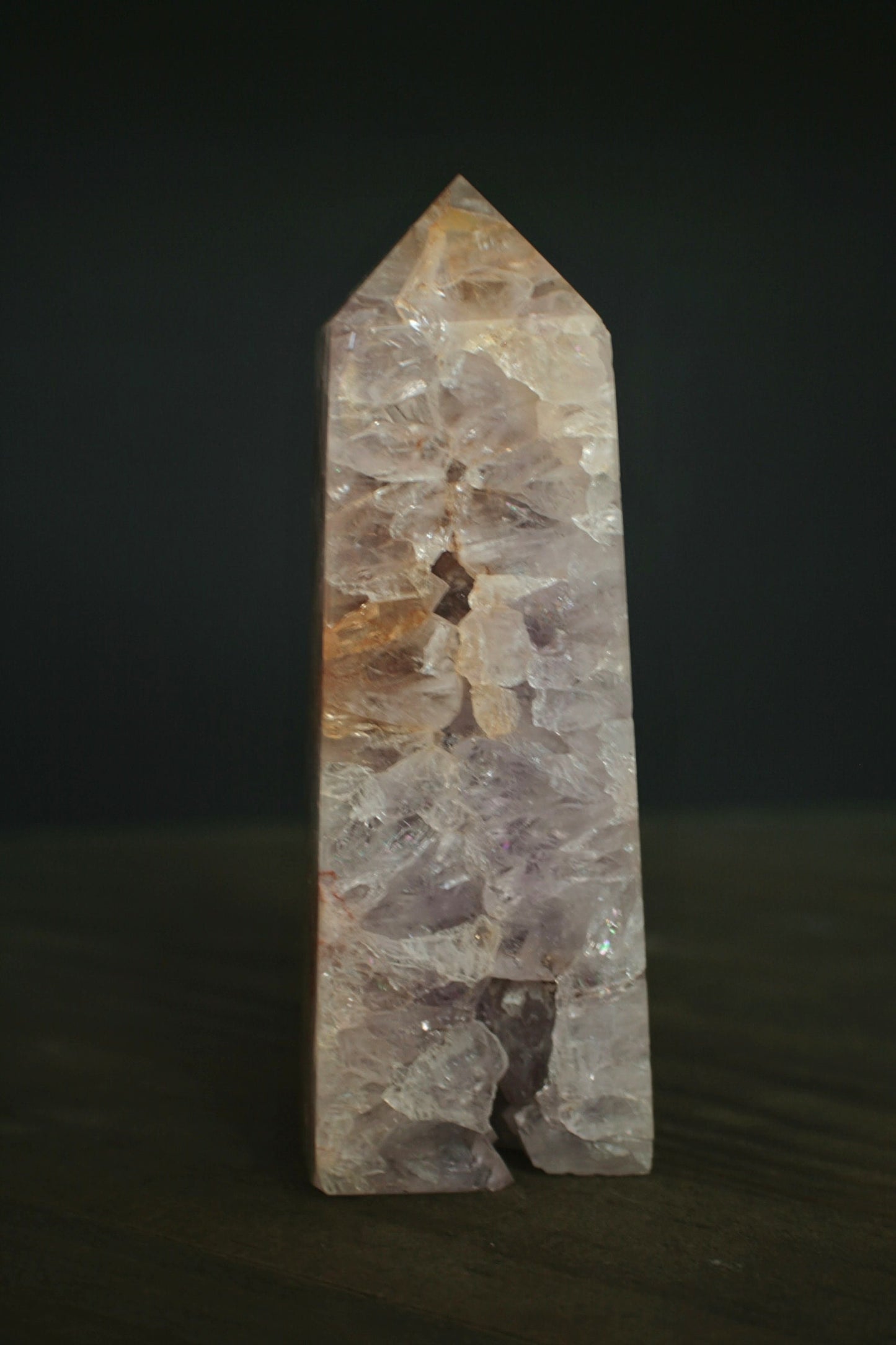 Pink Amethyst Crystal Tower 7.09 oz Natural Stone