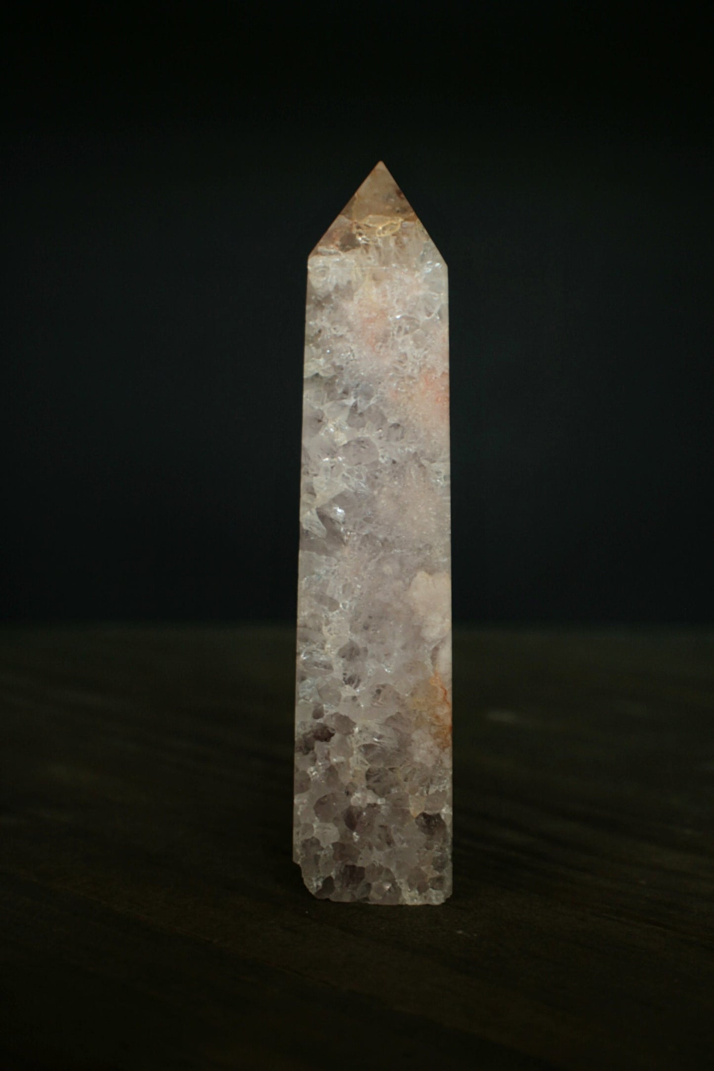 Pink Amethyst Crystal Tower 7.09 oz Natural Stone