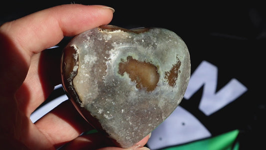 Amethyst Cluster Heart O