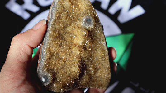 Citrine Stalactite Geode Cluster C