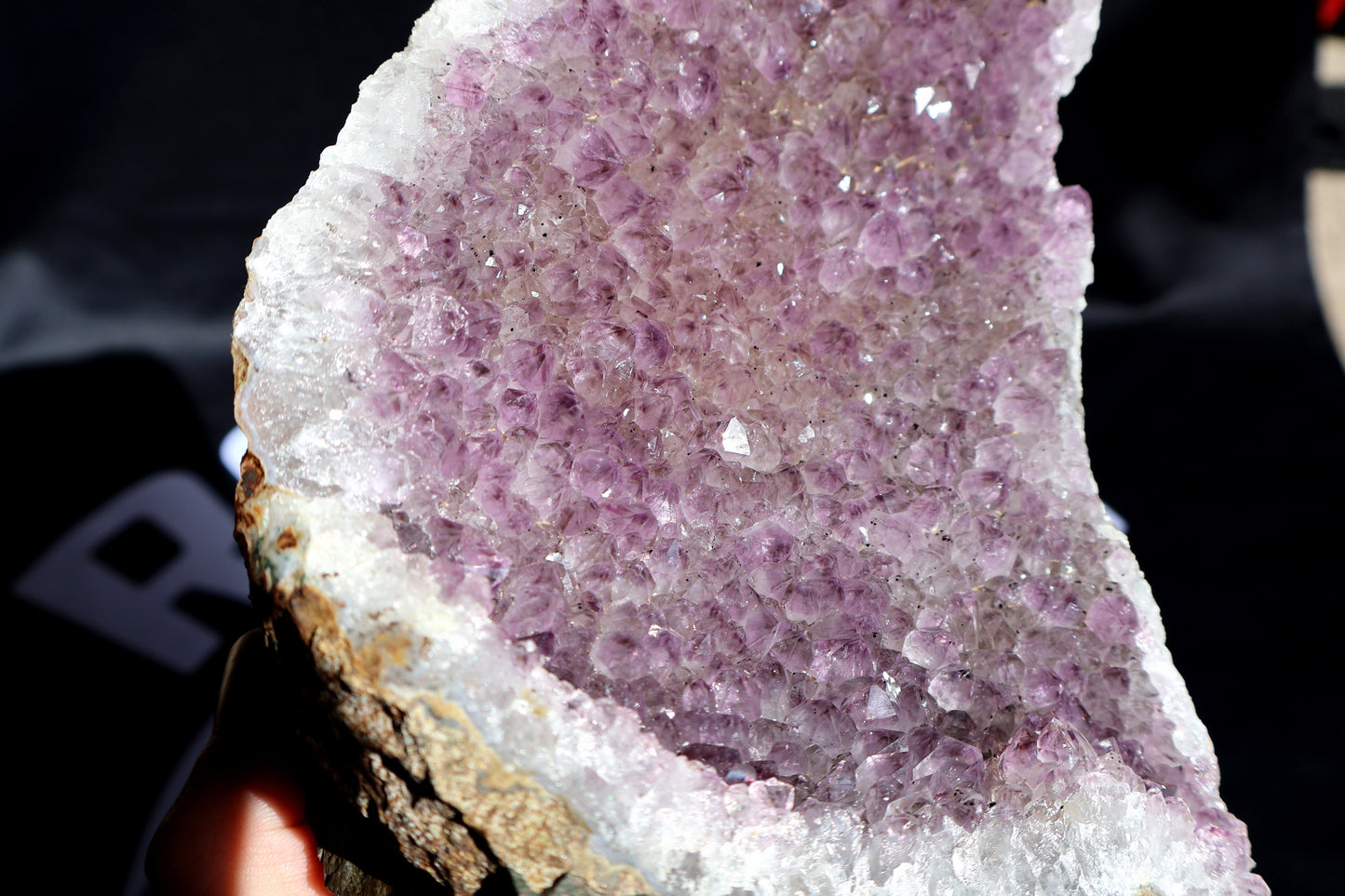 Large Statement Amethyst Stalactite Geode H