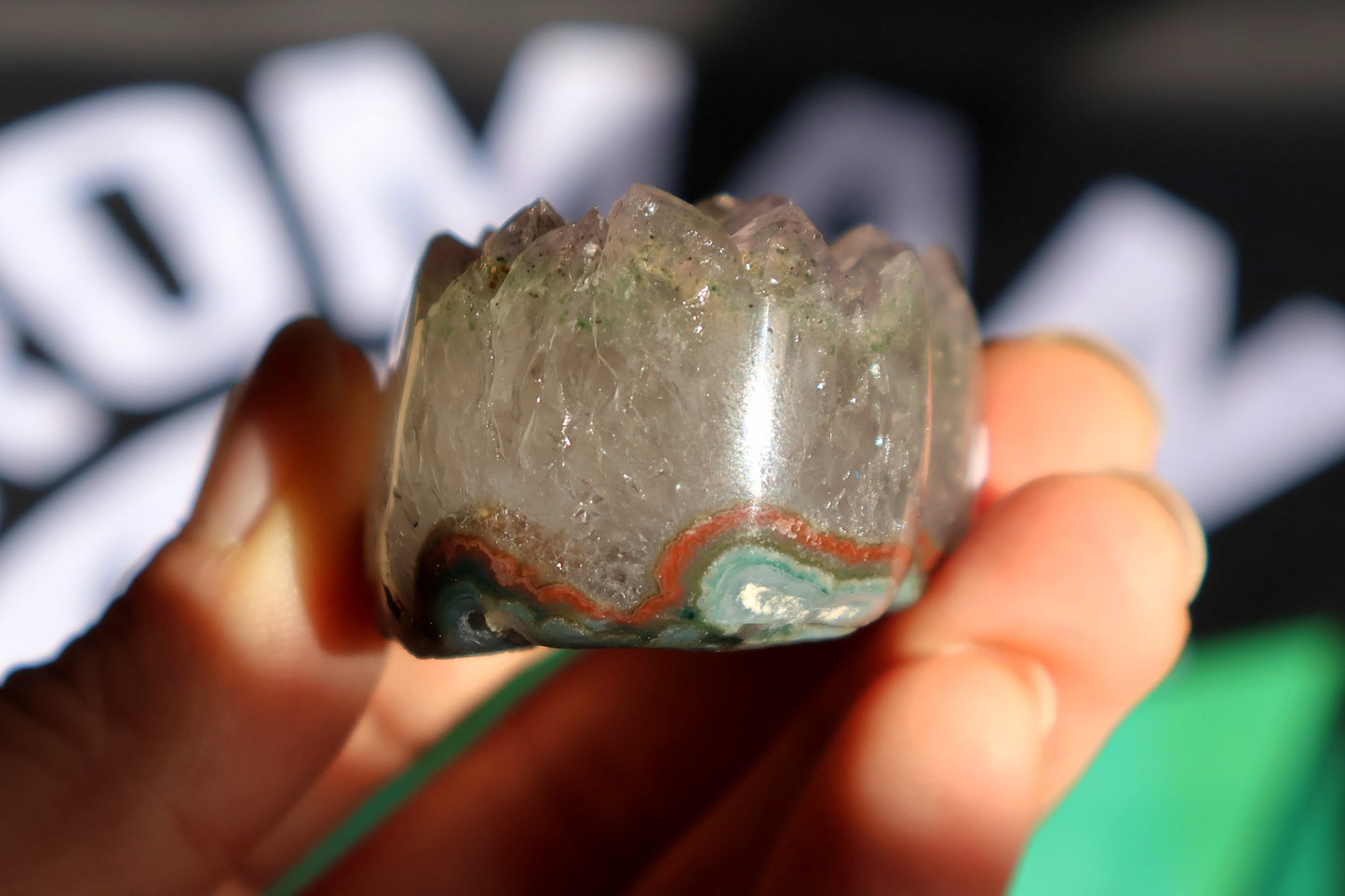 Amethyst Cluster Heart G