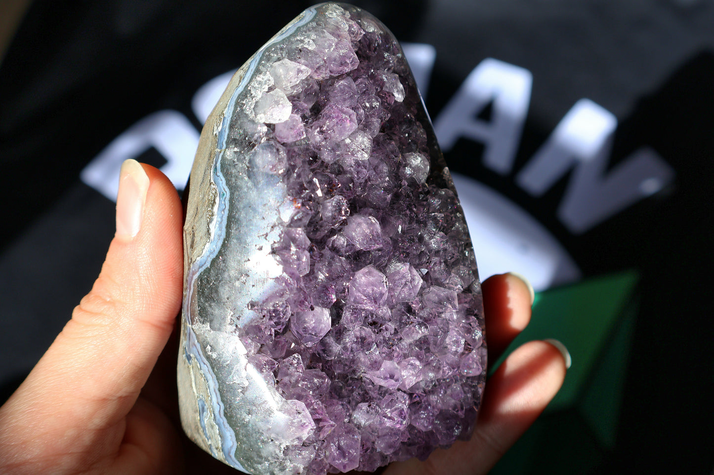 Amethyst Geode Cluster F