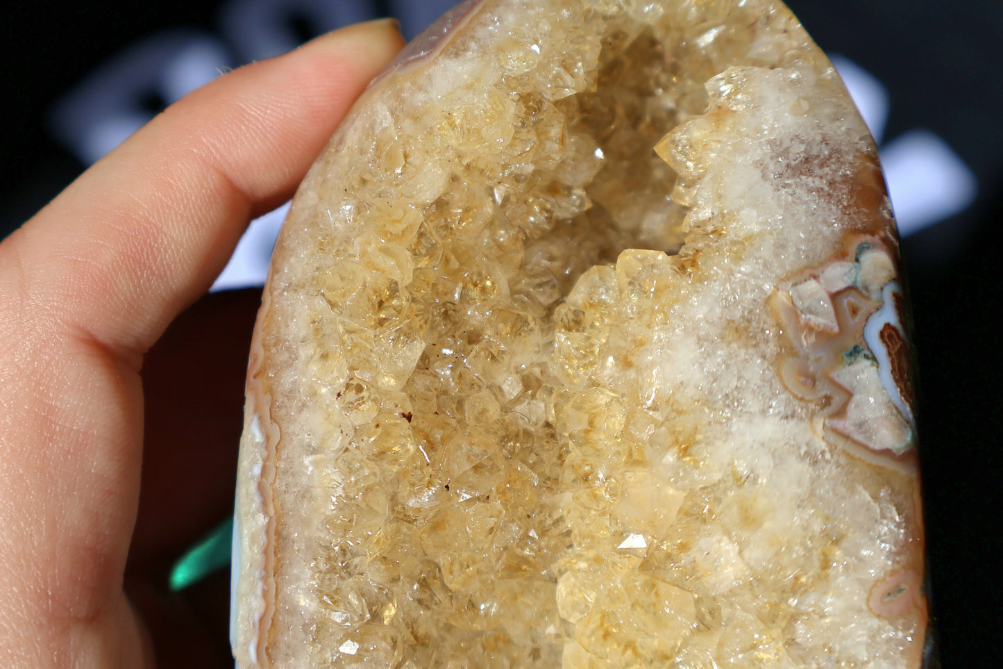 Citrine Geode Cluster B