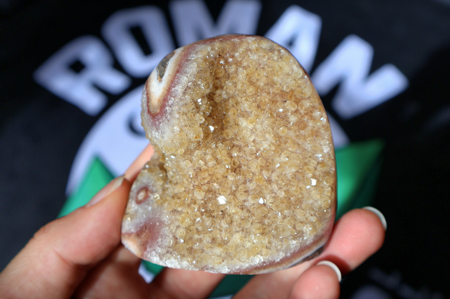 Citrine Stalactite Geode Cluster A