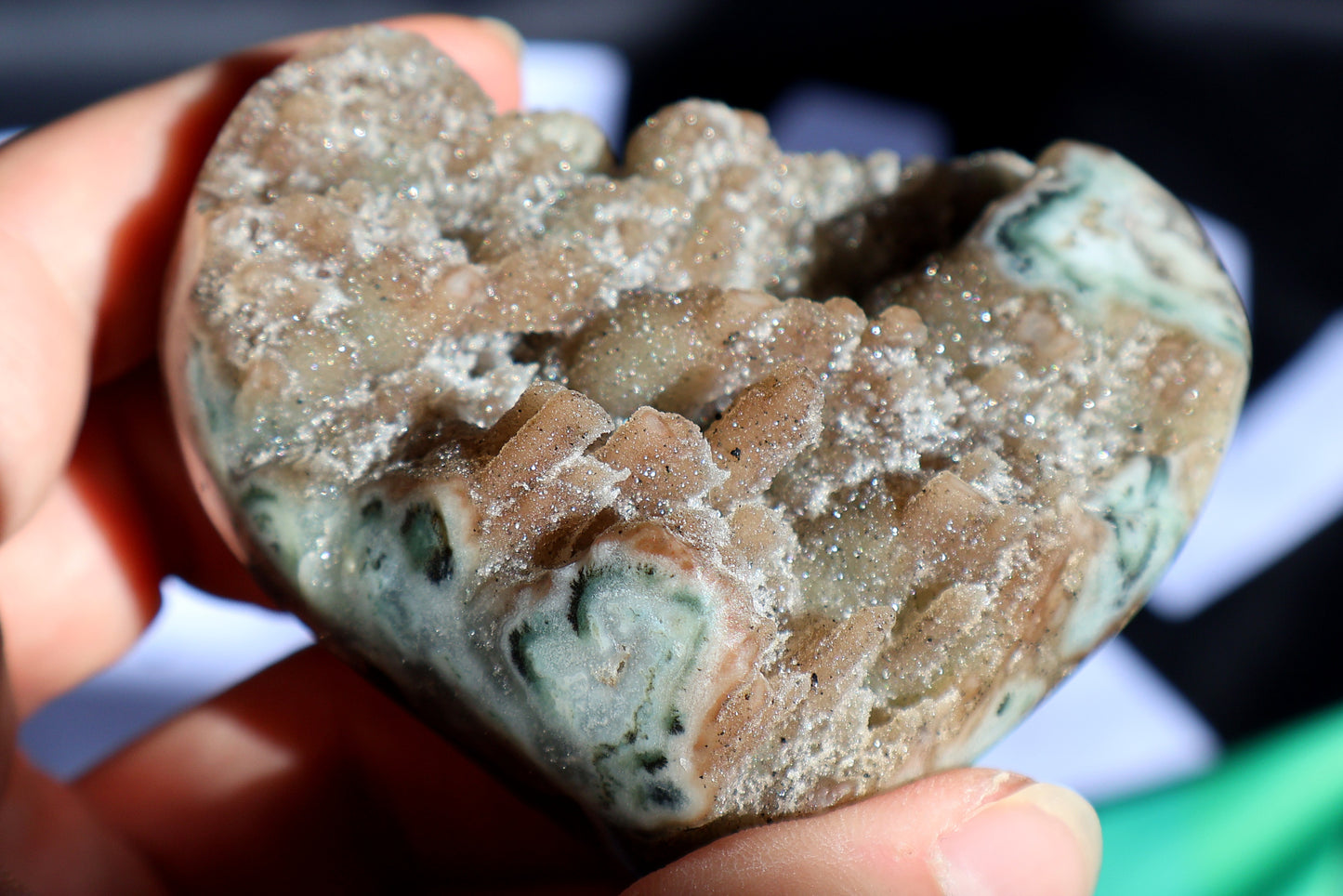 Sugar Amethyst Stalactite Formation Heart S