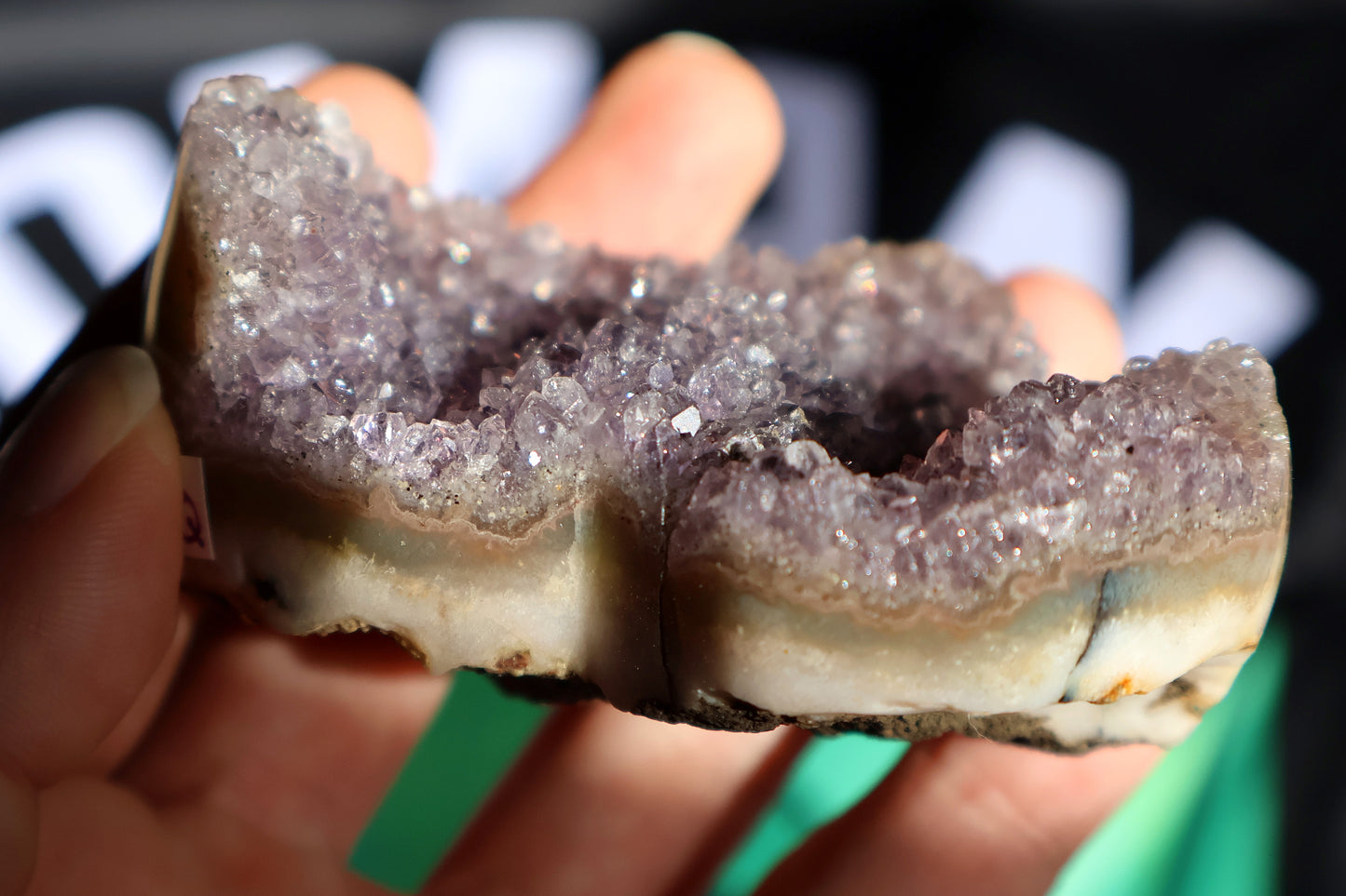 Amethyst Druze Heart Q