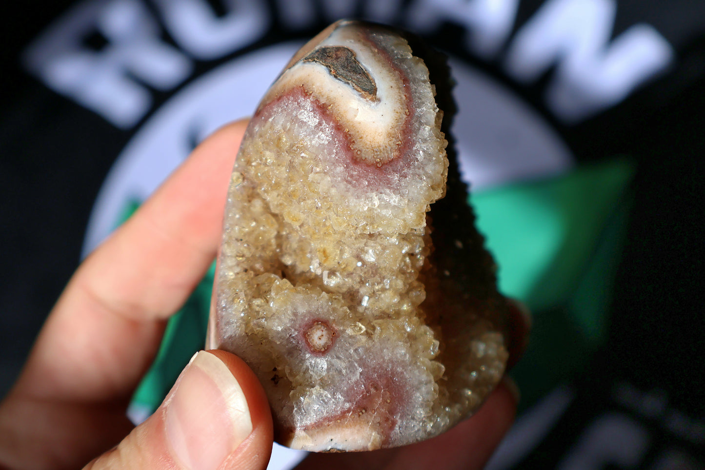 Citrine Stalactite Geode Cluster A